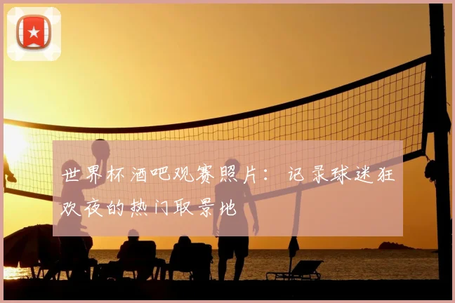 世界杯酒吧观赛照片:记录球迷狂欢夜的热门取景地